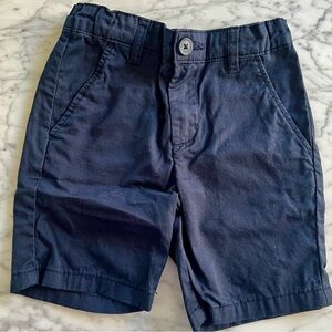 H&M Dark Blue Flat Front Toddler boy Shorts Size 4T. New w/o tags